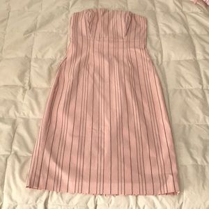 Express strapless dress